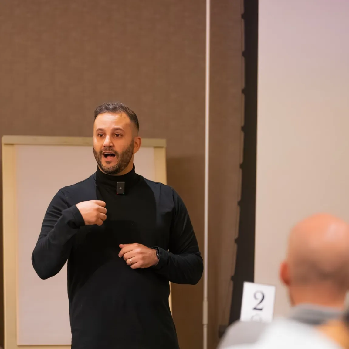 Eddy Bahnam leading a sales workshop or speaking event, photo 4