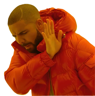 Drake disapproving — no virality, no hustle
