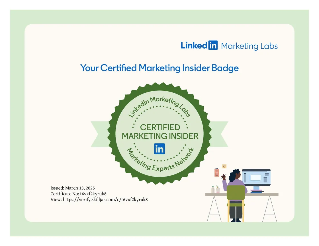 Certified Marketing Insider